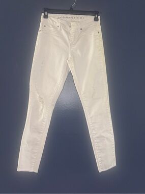 Articles of Society White High-Rise Skinny Jeans Woman’s Size 24 Slimming Nice